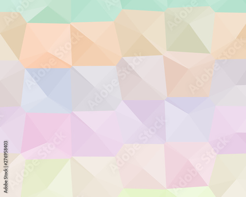 Abstract Delaunay Voronoi trianglify Generative Art background illustration