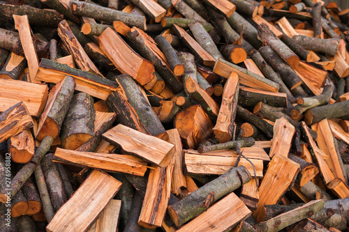 pile of alder wood