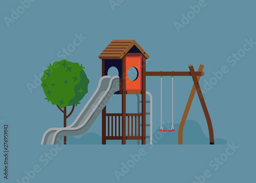 Kids playground design element