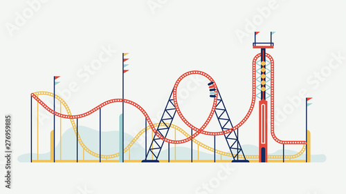 Rollercoaster design element