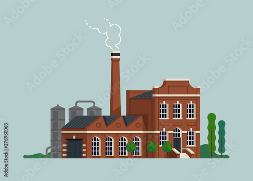 Old factory building concept