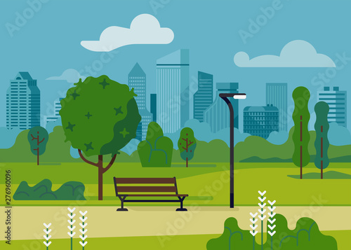 City park scene