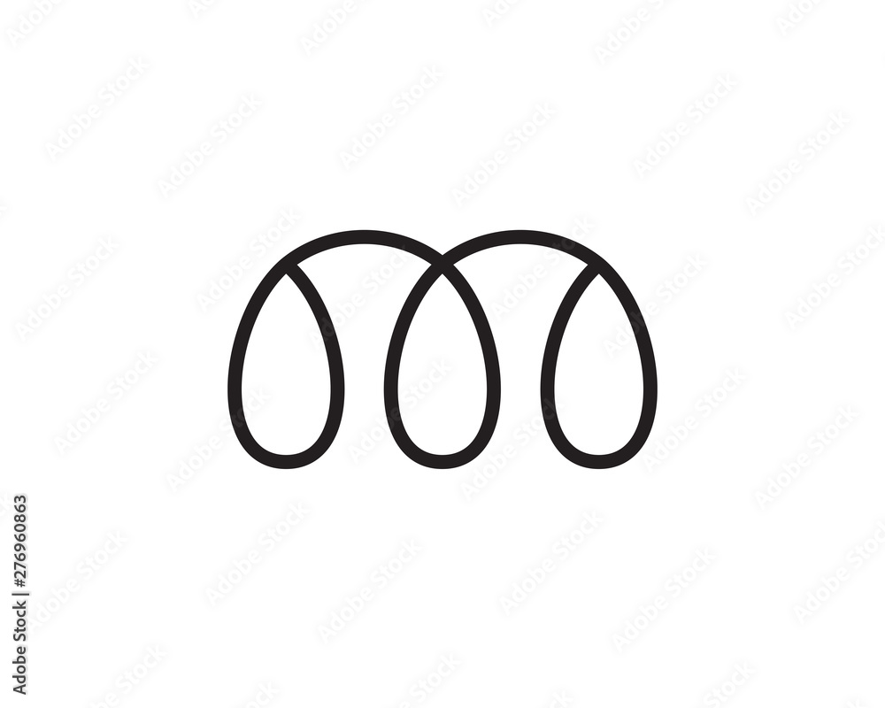 White Icon design template element on black White Icon design template element on black
