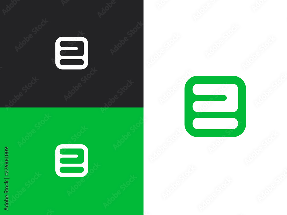Stylized number three logo, vector sign number 3 Stylized number three logo, vector sign number 3