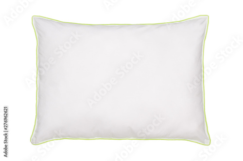 white pillow on pure white background
