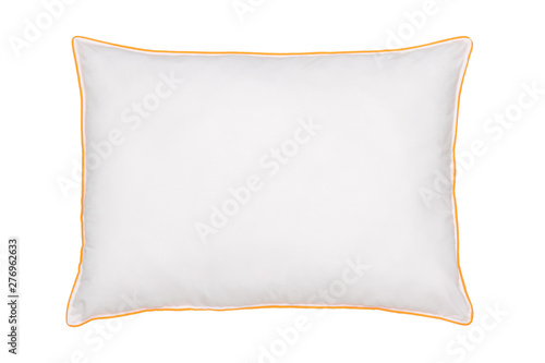 white pillow on pure white background