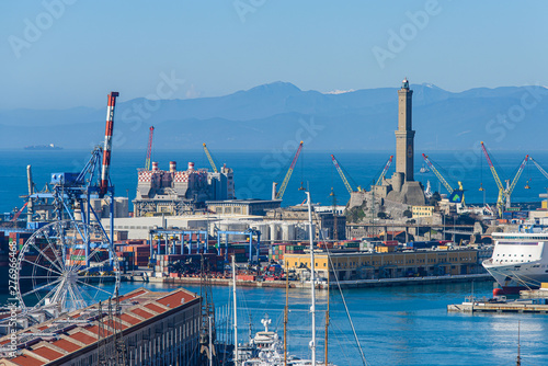 The port of Genoa