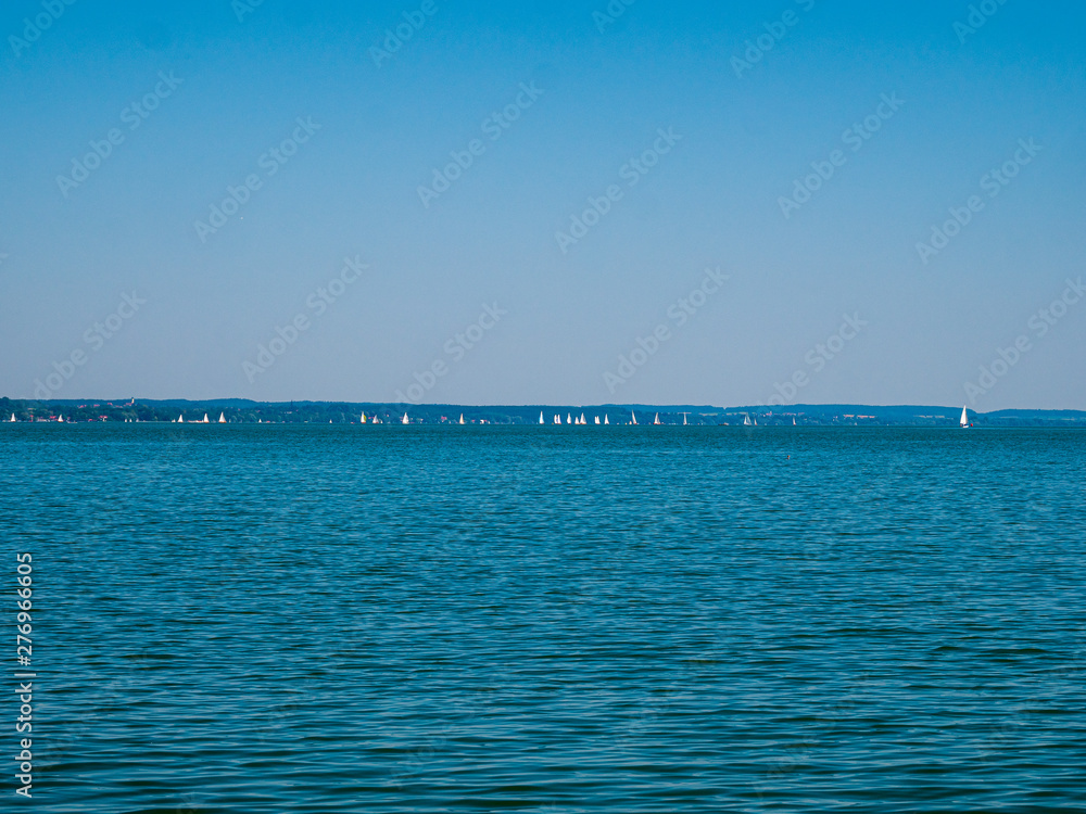 Lake Ammersee at Bavaria with Nature Summertime