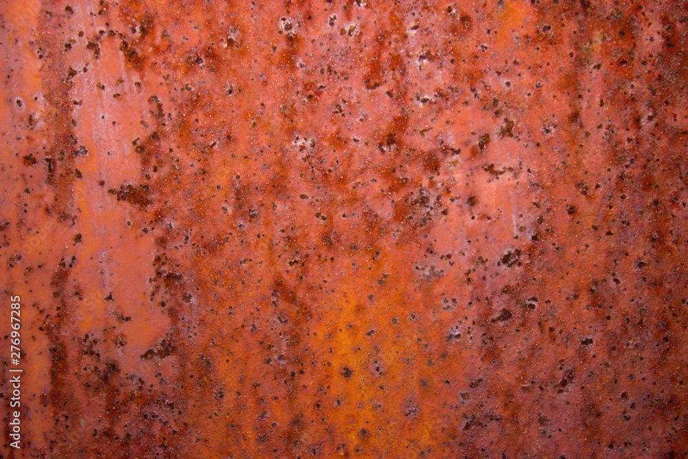Poisonous brown background of rusty metal sheet. Abstraction. Poisonous brown background of rusty metal sheet. Abstraction.