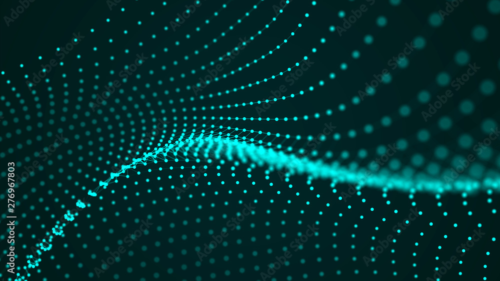 Futuristic point wave. Abstract background with a dynamic wave. Data technology illustration. Futuristic point wave. Abstract background with a dynamic wave. Data technology illustration.