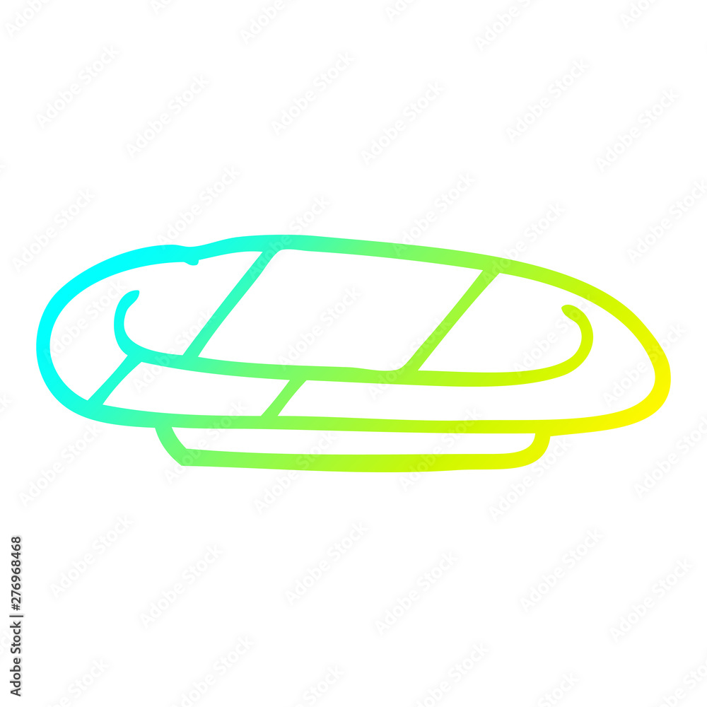 cold gradient line drawing cartoon striped plate cold gradient line drawing cartoon striped plate