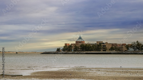 Sheepshead bay and Kingsborogh college at Spring time Brooklyn  US.