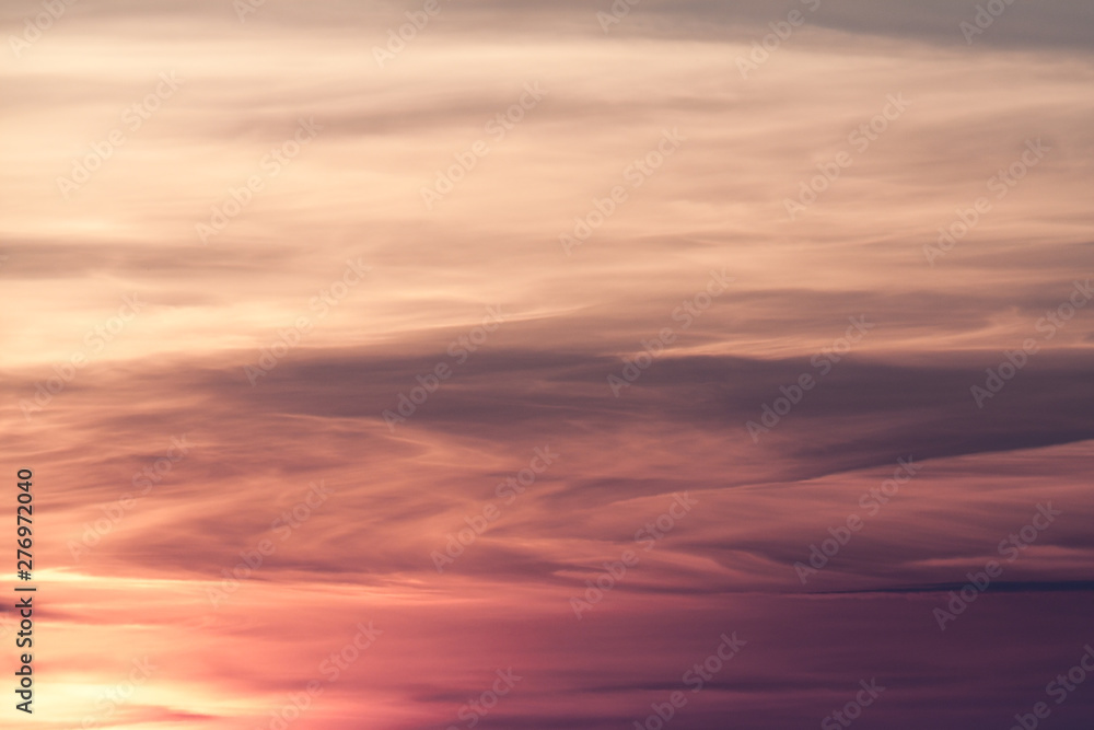 soft sky background at dawn