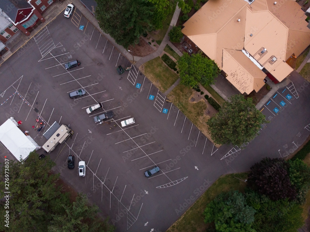 Photo suburb, top view, landscape shooting Photo suburb, top view, landscape shooting