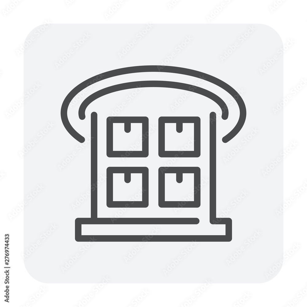 warehouse icon black