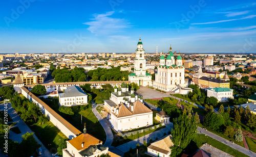 Astrakhan Cathedral within the Kremlin, Russia photo