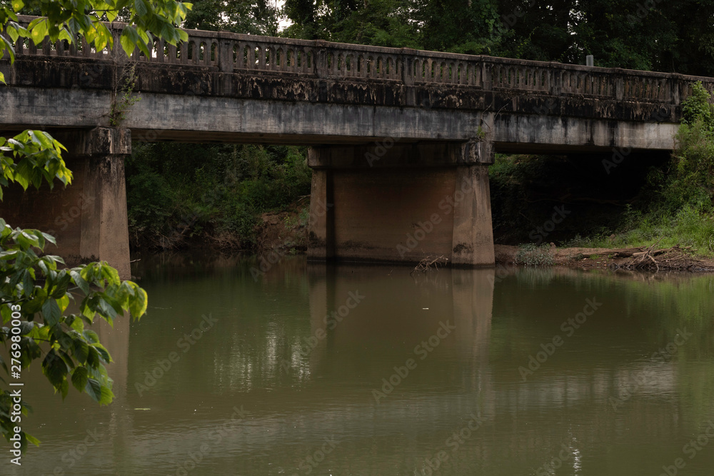 An Old bridge over a the Flint River in North Alabama An Old bridge over a the Flint River in North Alabama