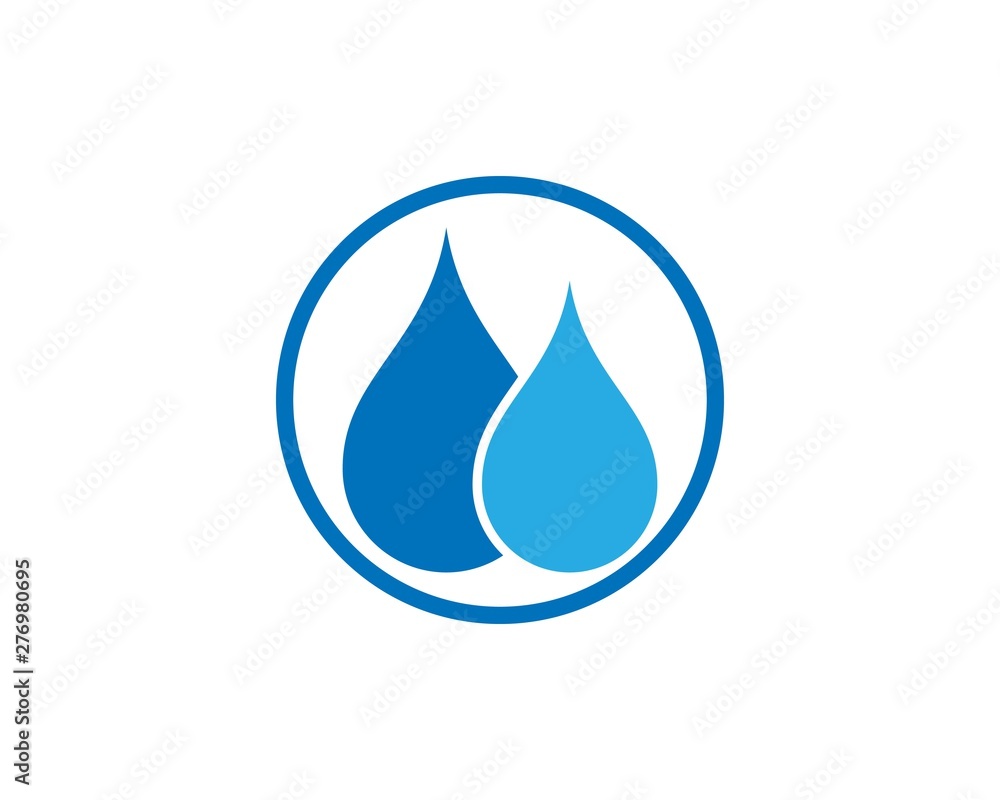water drop Logo Template vector illustration design water drop Logo Template vector illustration design