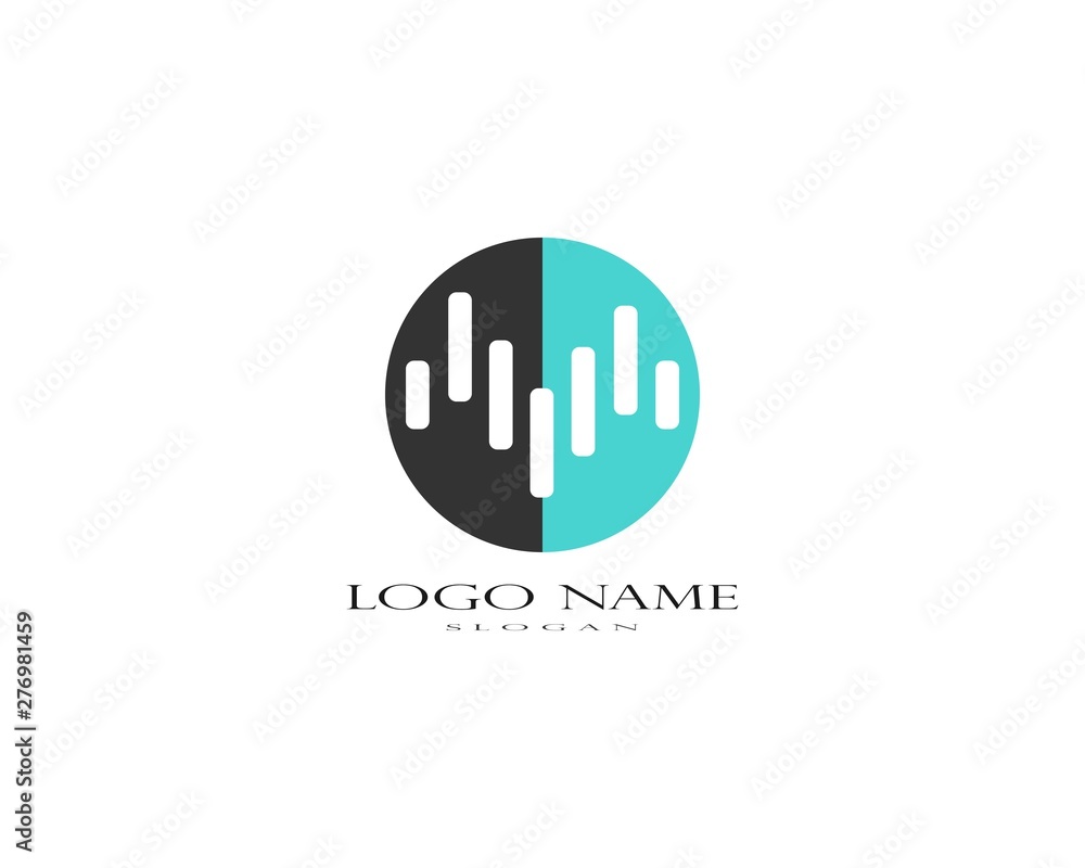 sound wave ilustration logo vector icon template sound wave ilustration logo vector icon template