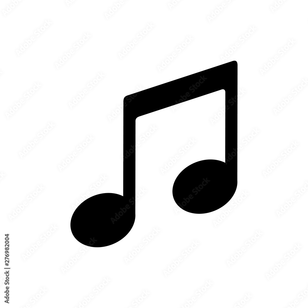 Music symbol icon vector illustration Music symbol icon vector illustration