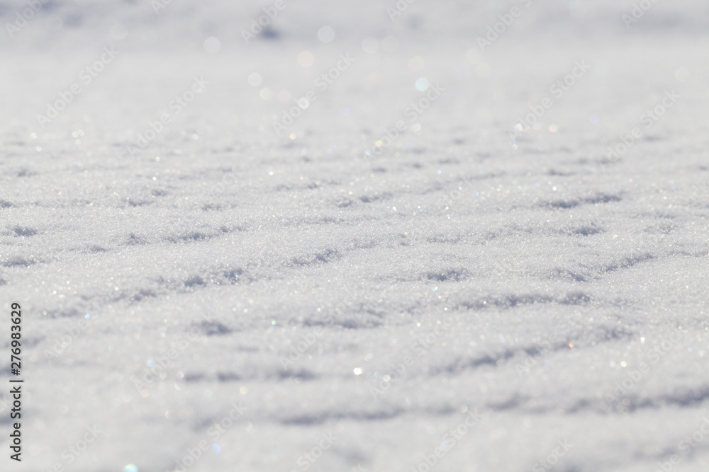 Obraz premium Surface snowdrifts, winter me