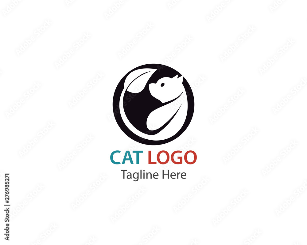 Cat logo design template vector illustration Cat logo design template vector illustration