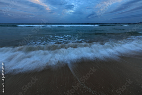 The gorgeous face of the ocean at dusk photo