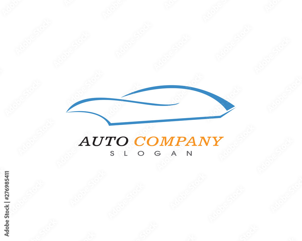 Auto car logo template vector icon Auto car logo template vector icon