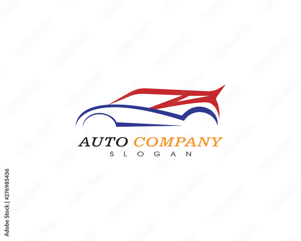 Auto car logo template vector icon Auto car logo template vector icon