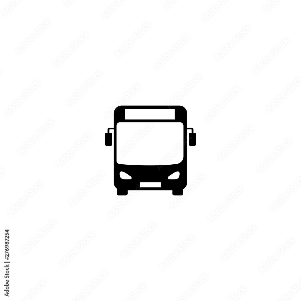 bus silhouette icon bus silhouette icon