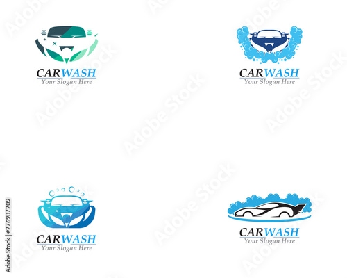 Car Wash logo Business template design
