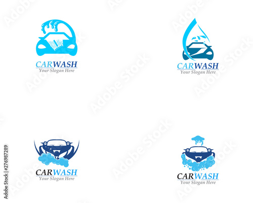 Car Wash logo Business template design