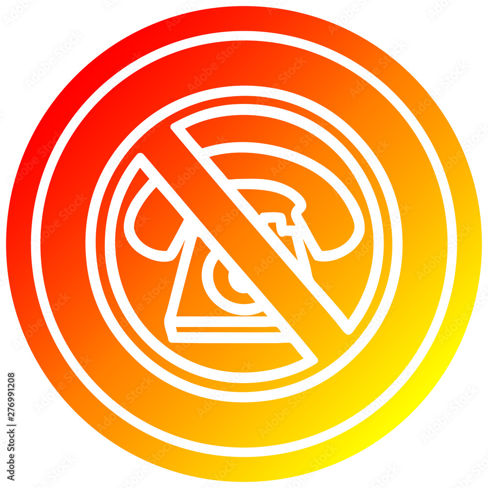 no hot calling circular in hot gradient spectrum no hot calling circular in hot gradient spectrum