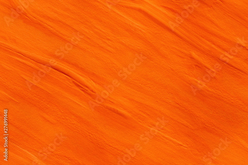 abstract orange watercolor painted paper texture background