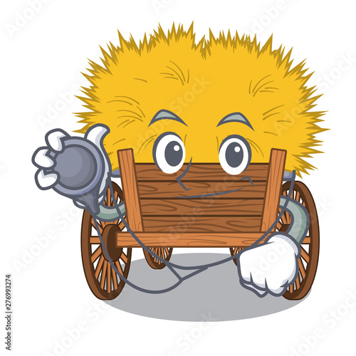 Doctor hayride isolated within in the character