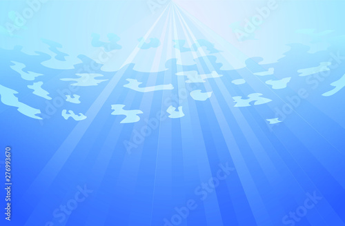 Underwater deep vector