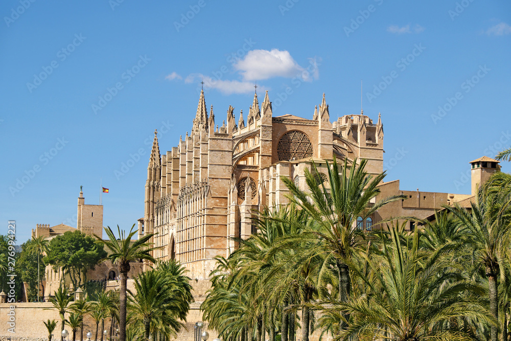 The cathedral of Santa Maria of Palma de Mallorca, Spain