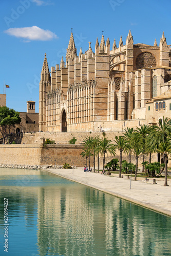 The cathedral of Santa Maria of Palma de Mallorca  Spain