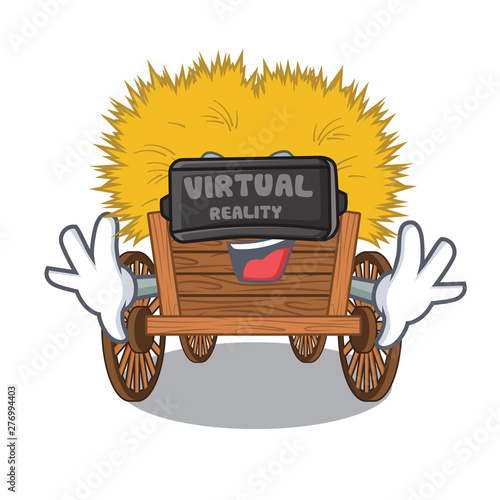 Virtual reality cartoon hayride toy in a drawer