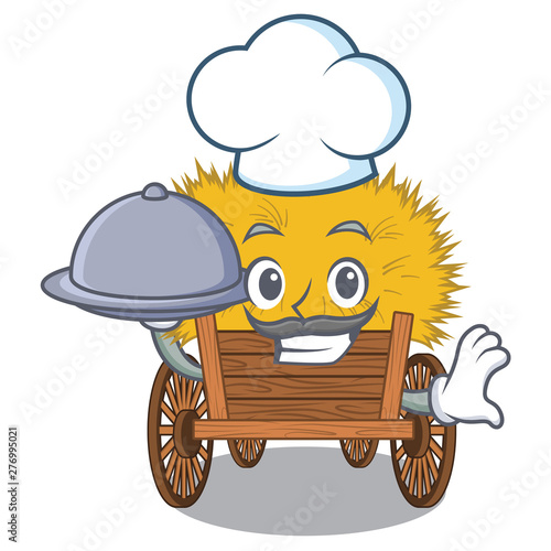 Chef with food cartoon hayride toy in a drawer