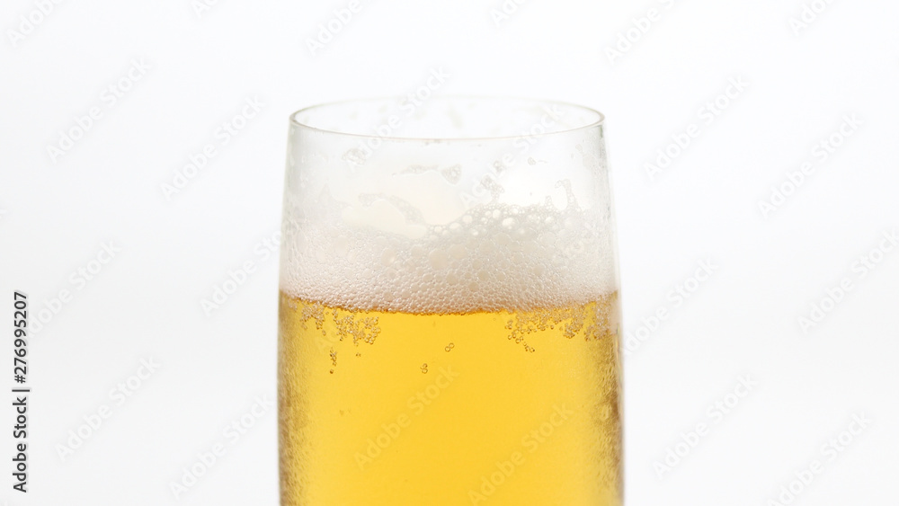 glass of beer isolated on white background glass of beer isolated on white background