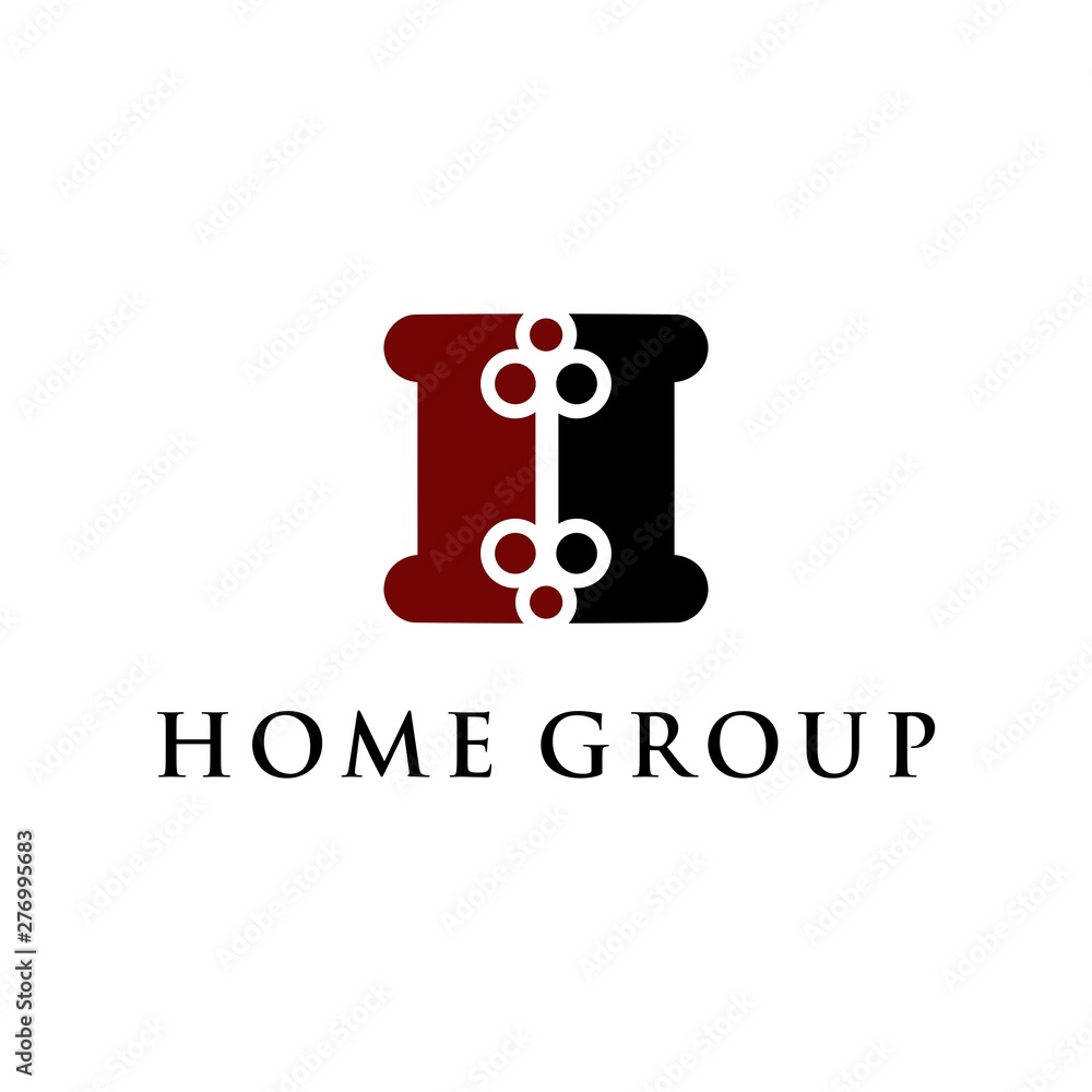 initial letter H with the key symbol for real estate company, logo design vector. initial letter H with the key symbol for real estate company, logo design vector.