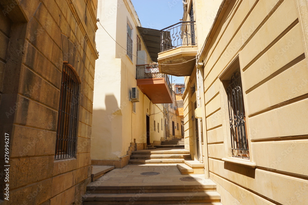 narrow street in Azerbaijan