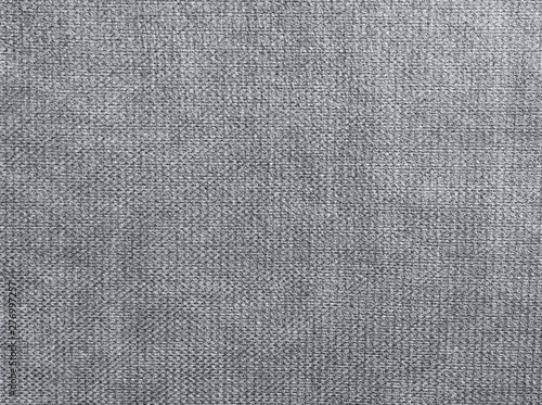 Background of textured gray natural textile 