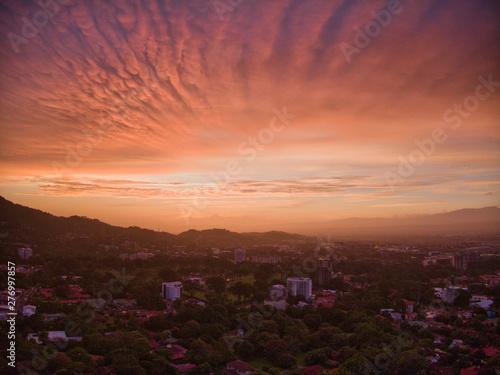 Colorful Sunset in Costa Rica