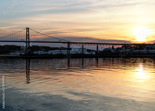 Sunset over Angus L. Macdonald Bridge © ivan