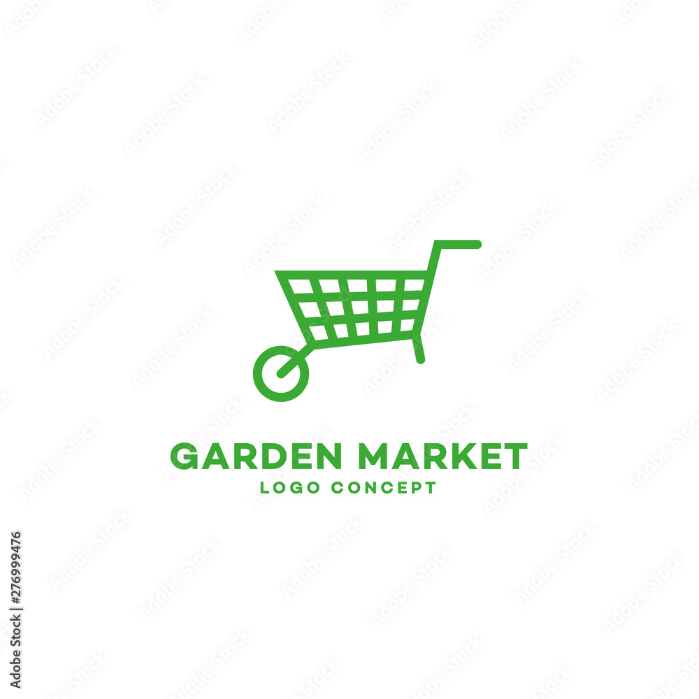 Garden market logo Garden market logo