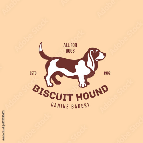 Basset hound logo