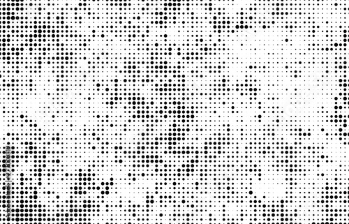 Abstract halftone wave dotted background. Monochrome texture of dots for printing.