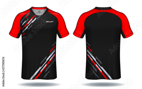 Soccer jersey template.sport t-shirt design.	
